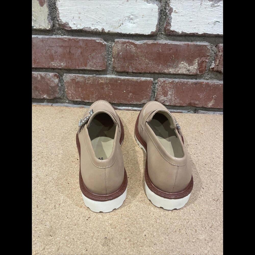 Anthropologie Able Reese Loafer rhinestone buckle details  New - Picture 7 of 10